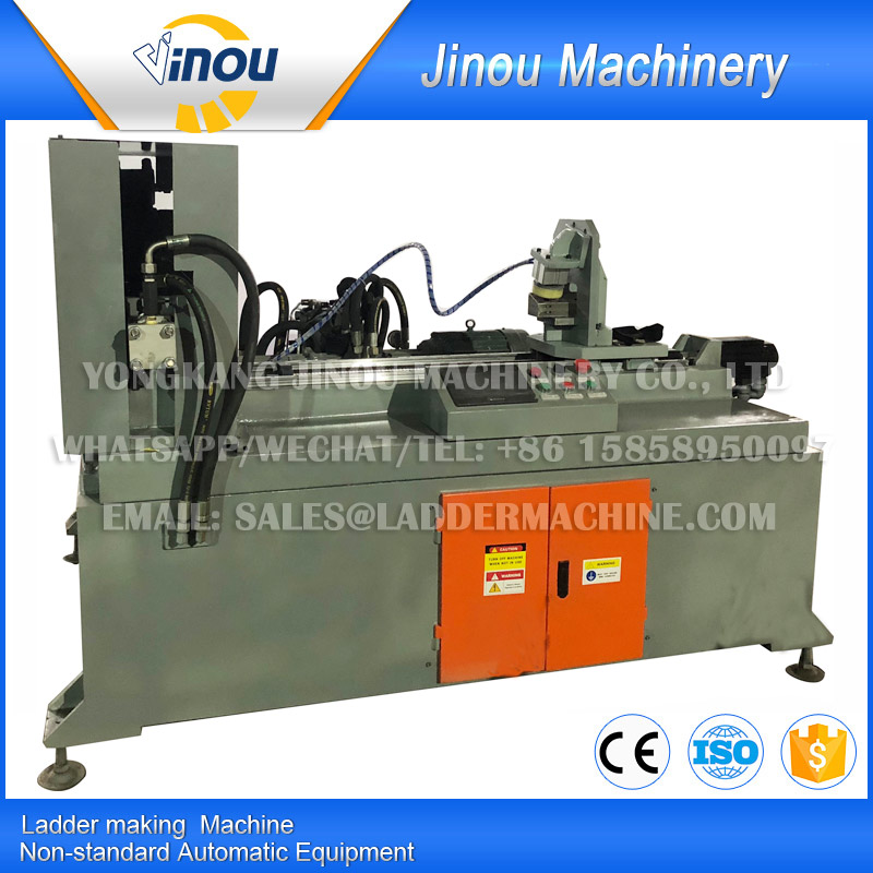Step Cutting And Punching Machine For The A Shape Ladder