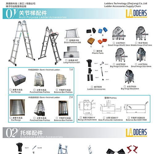 Multi Purpose Ladder Semi-Finished Parts