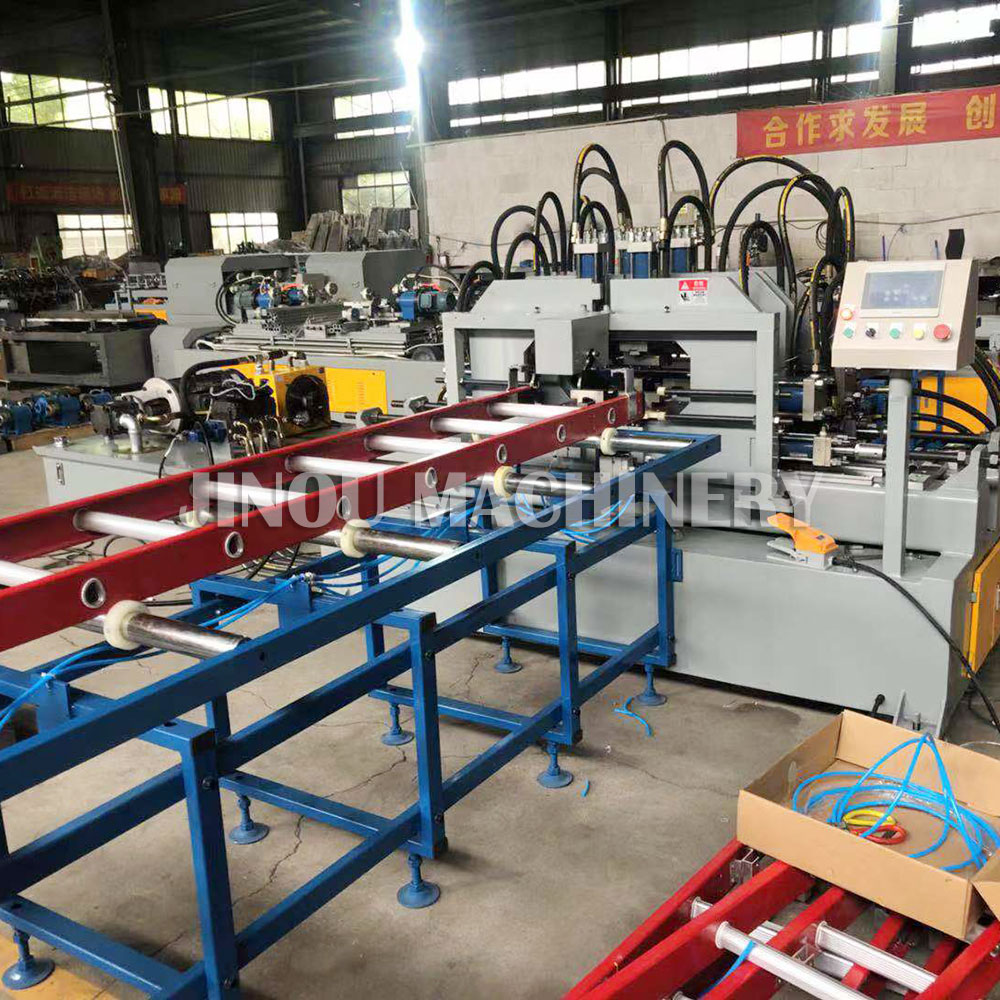 Automatic Ladder Crimping Machine, Fiberglass Ladder Making Machine
