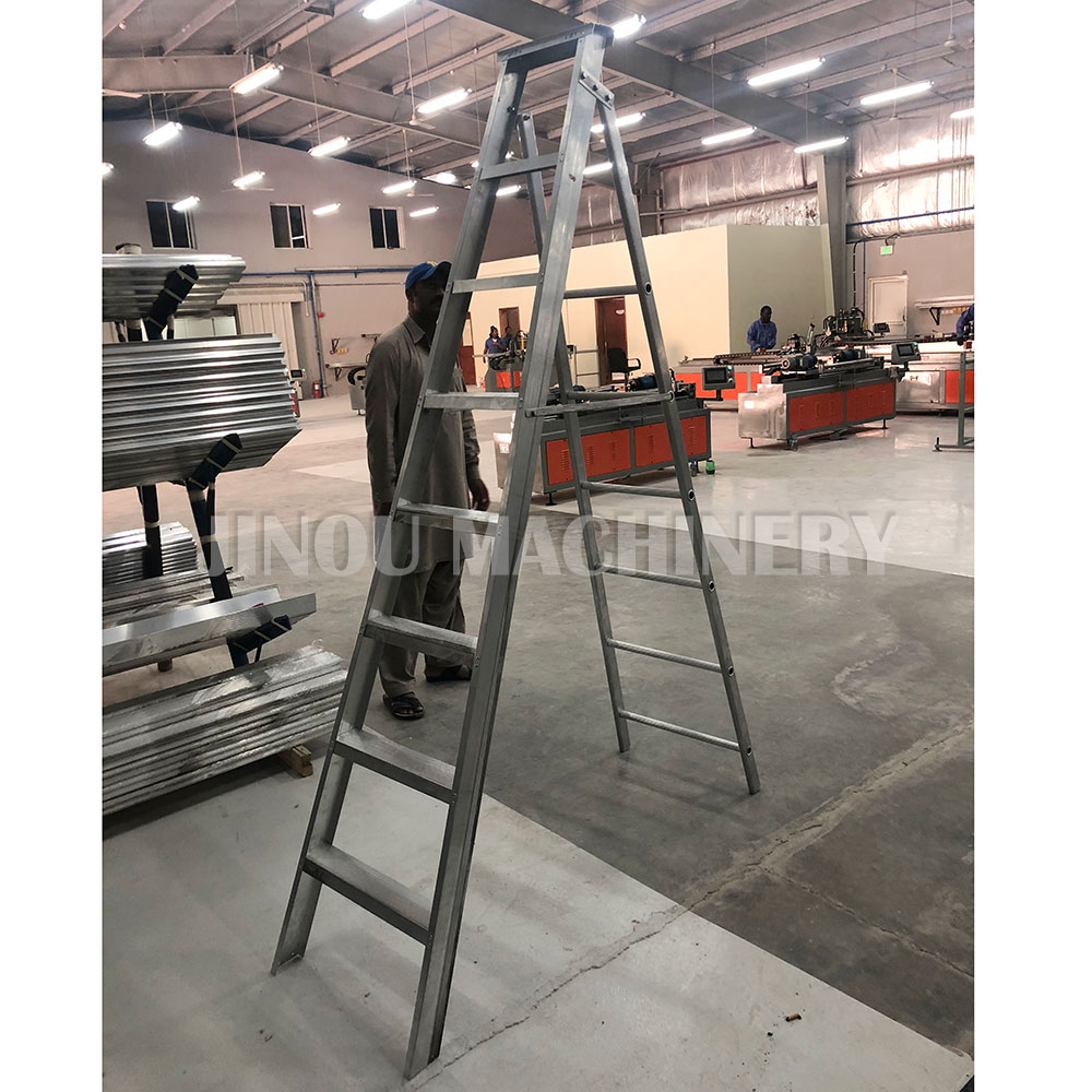 CNC Step Punching And Cutting Machine for A Type Ladder