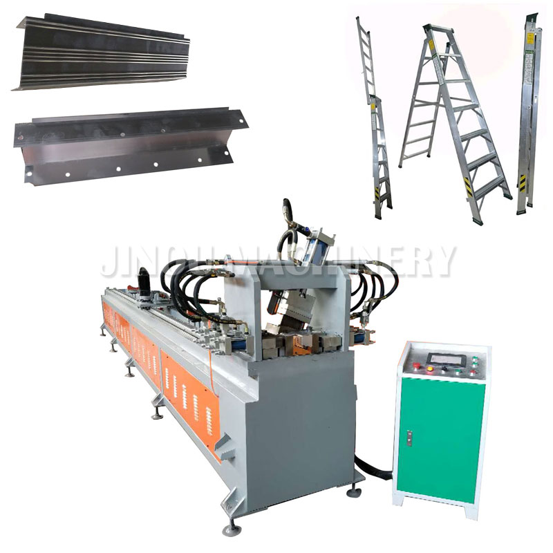 CNC Step Punching And Cutting Machine for A Type Ladder