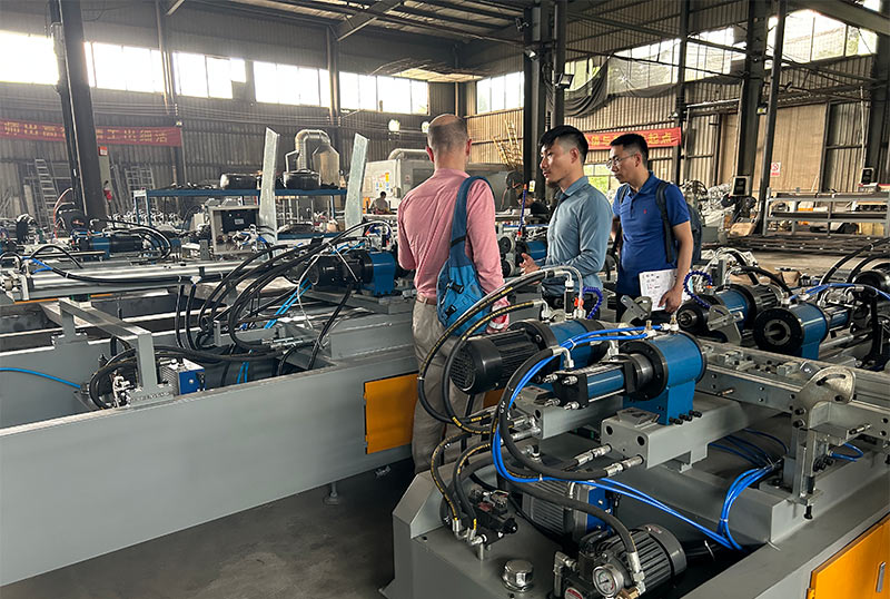 Russian Alumet LLC delegation watched the ladder production machine