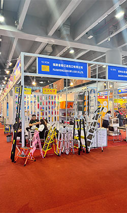 Ladder factory booth at the 134th Canton Fair