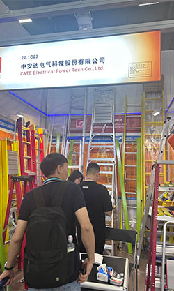 Ladder factory booth at the 134th Canton Fair