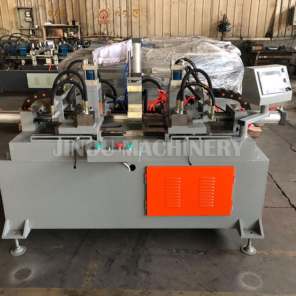Semi-automatic Machine for the Profile Punching and Cutting for Stepladder
