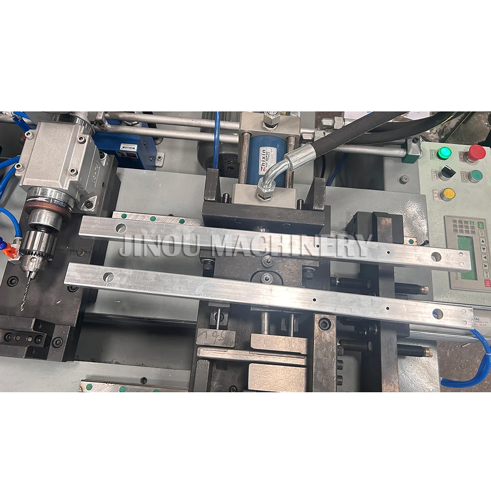 Rear Rail Punching Machine for the Aluminium Banquet Stairs