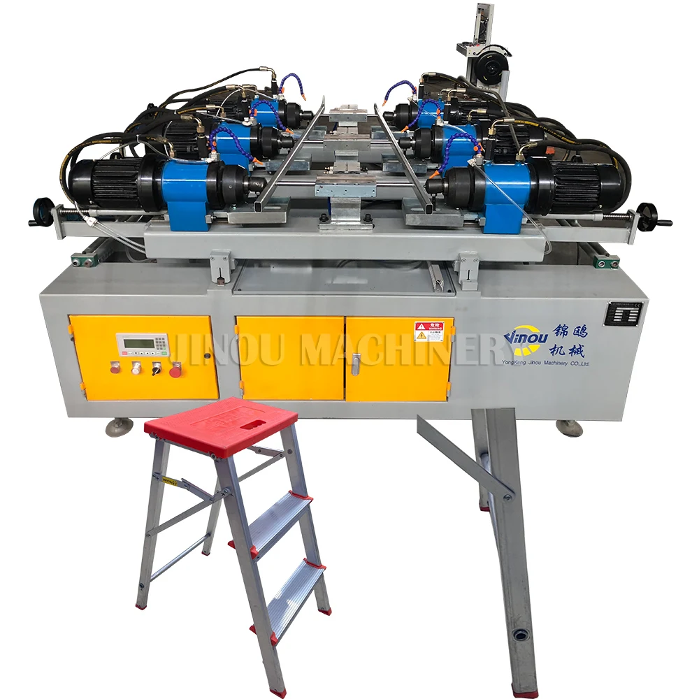Three Work Station Ladder Crimping Machine For the Aluminium banquet stairs