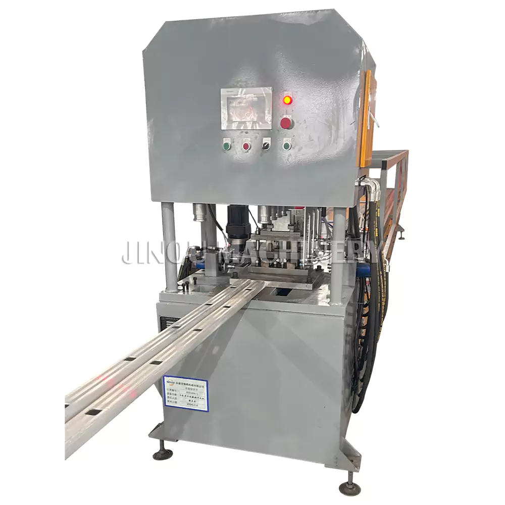 CNC Punching Machine for The Aluminium Folding Ladder for The Front Rail
