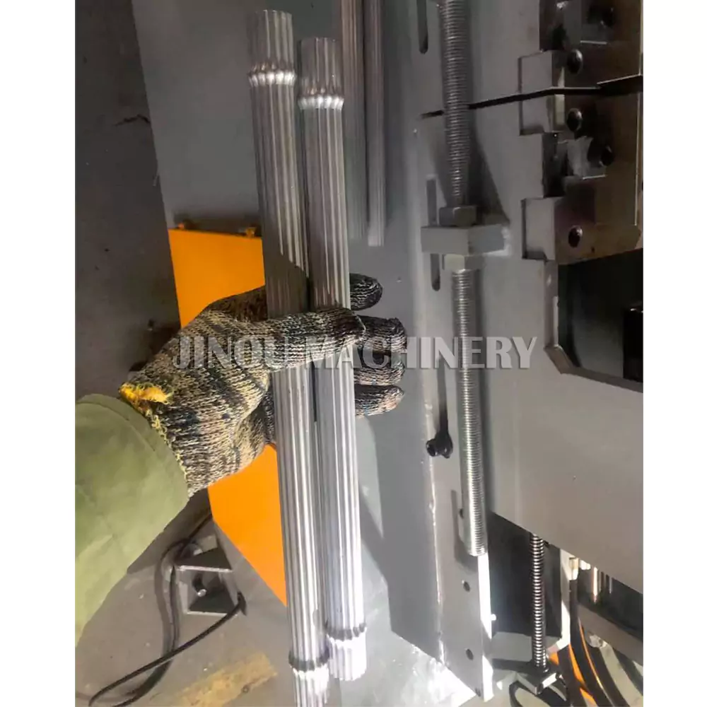 Ladder Crimping Machine for Round Rungs for The Aluminum Folding Ladder