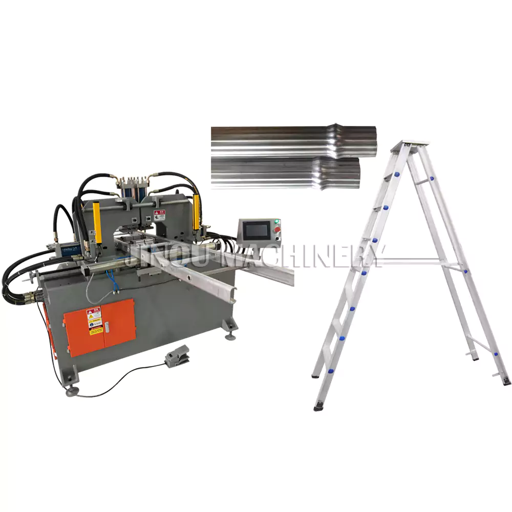 Ladder Crimping Machine for Round Rungs for The Aluminum Folding Ladder