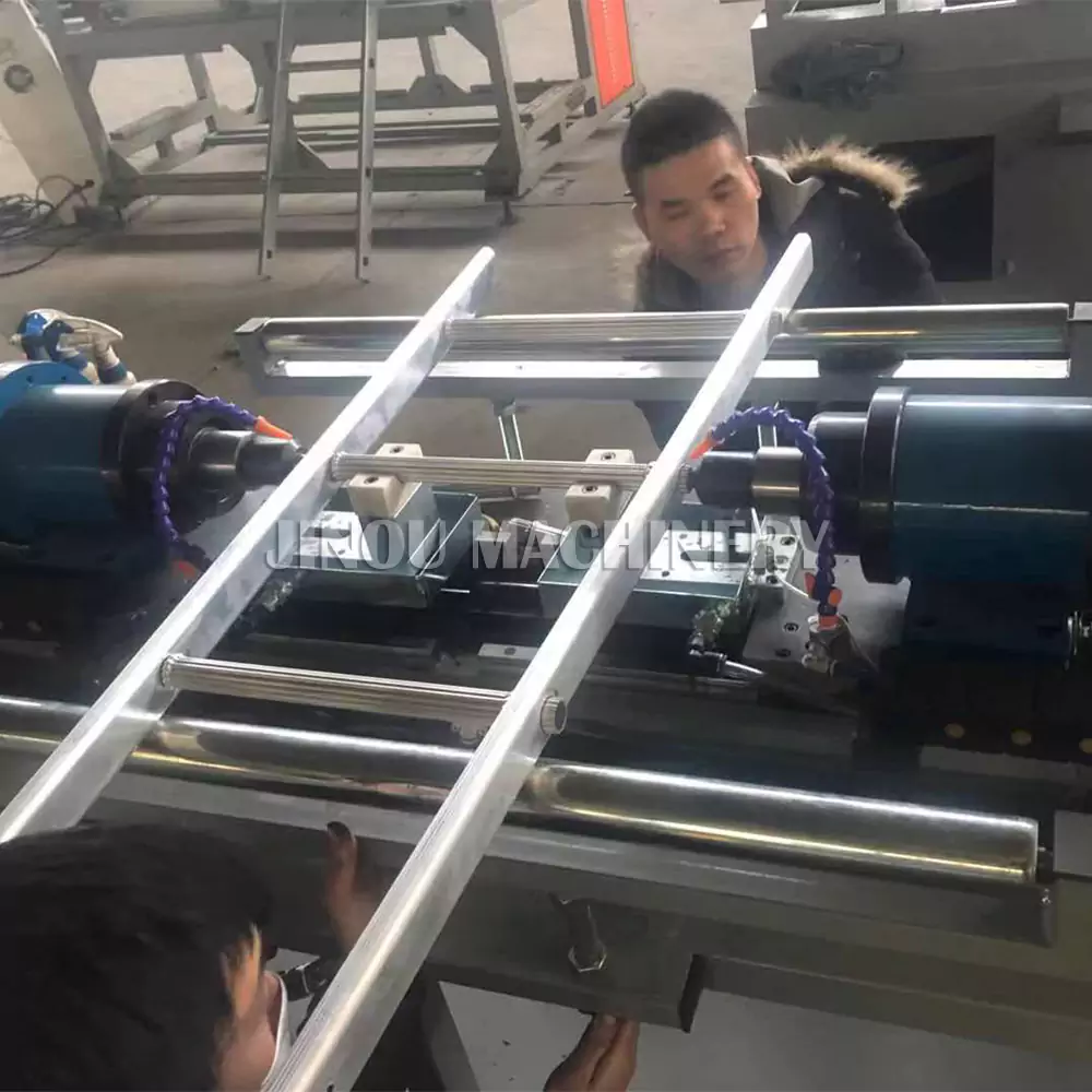 CNC Ladder Riveting Machine for Aluminium Folding Ladder Round Rungs Rear Rail Riveting