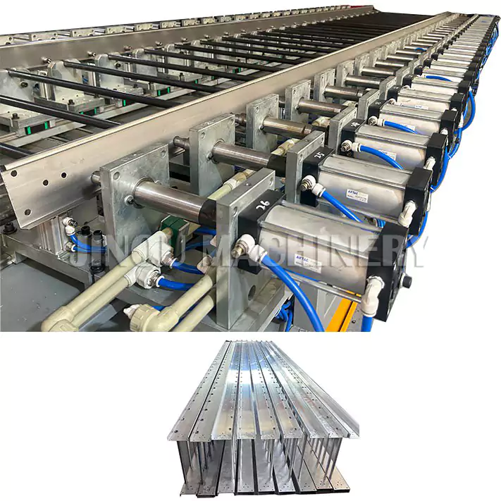 Galvanized Cable Ladder Making Machine - 26 Pair Inserting Machine