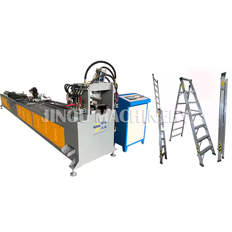 6 Meters CNC Punching and Cutting Machine for the A Type Dual Purpose Ladder, Aluminium and FRP Both Can Be Cut the Steps.