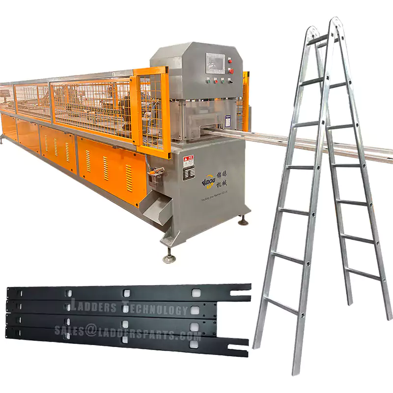 Fully Automatic CNC Punching Machine for Straight Galvanizing Steel Ladder