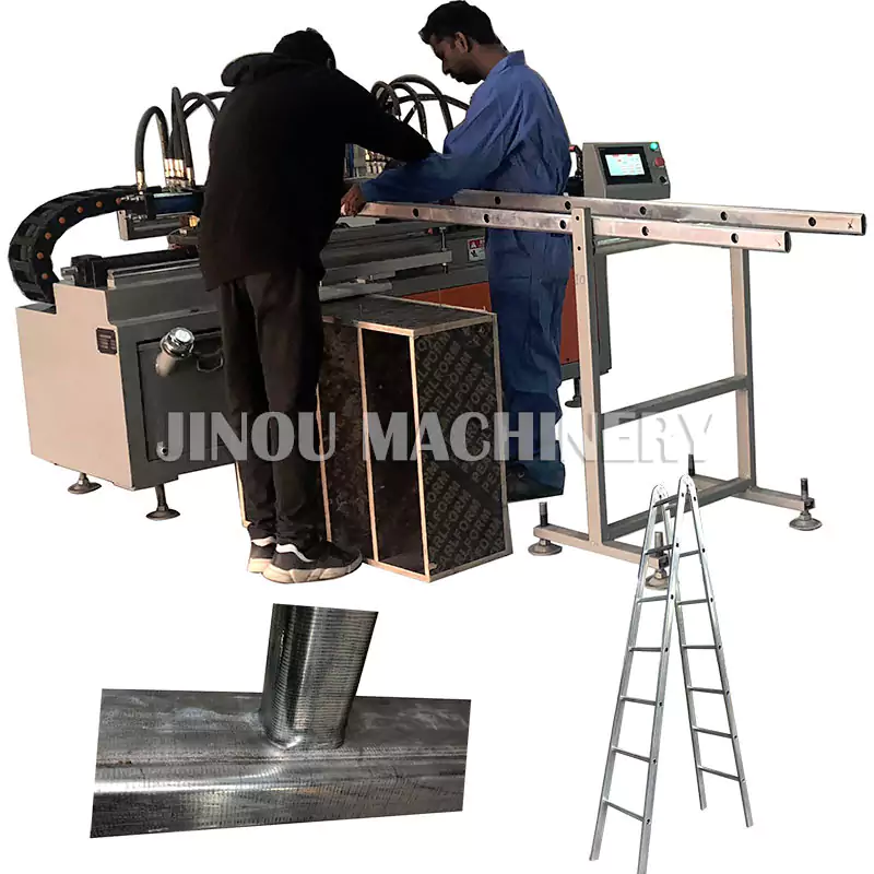 CNC Ladder Riveting Machine to Make the Inside of Galvanizing Steel Ladder