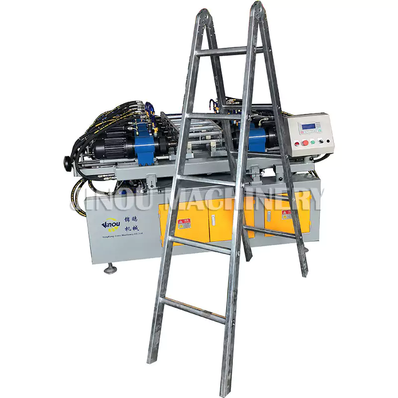 Multi Head Work Station for the Ladder Expanding Machine for the Galvanizing Steel Ladder