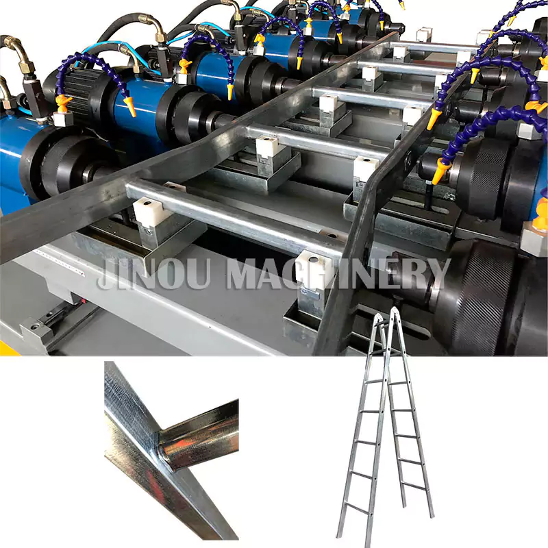 Multi Work Station Ladder Crimping Machine for the Galvanizing Steel Ladder