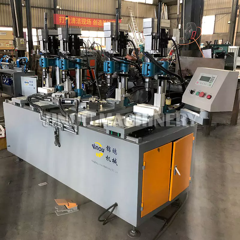 Household Ladder Front Rail Punching and Drilling Machine