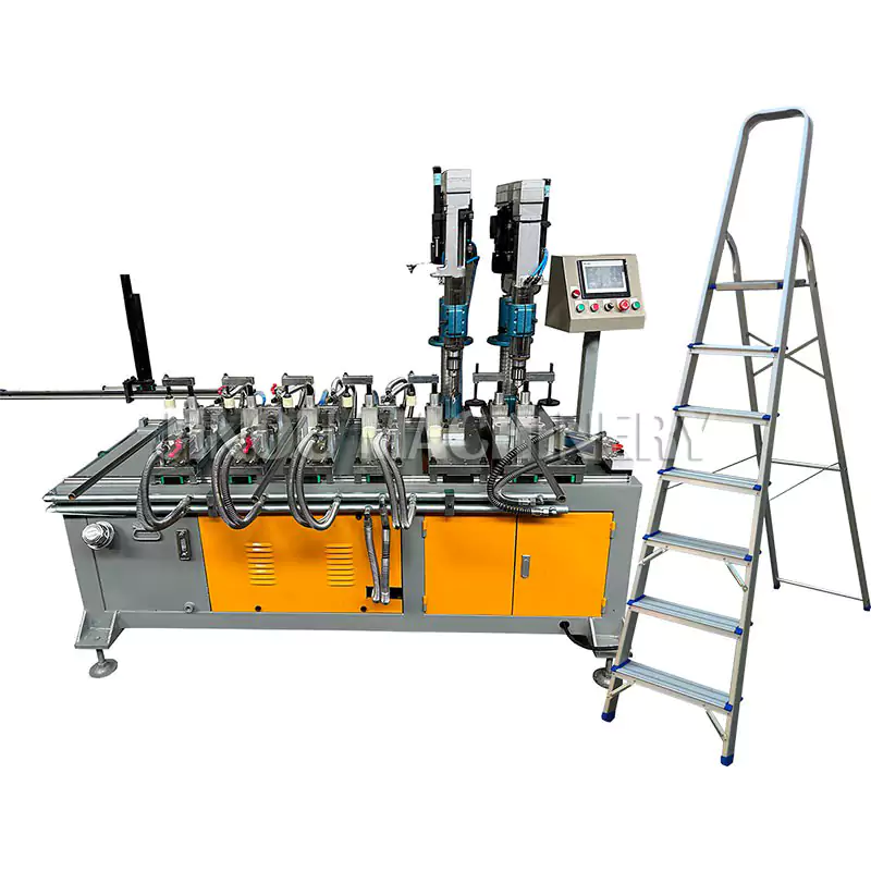 Household Ladder Front Rail Punching and Drilling Machine