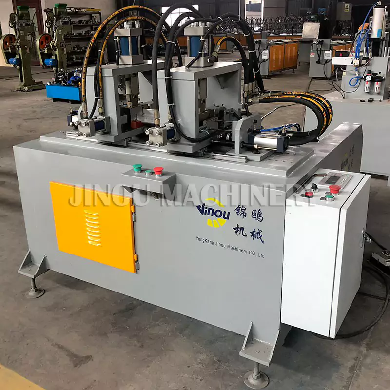 Semi-automatic Machine for the Profile Punching and Cutting for Stepladder