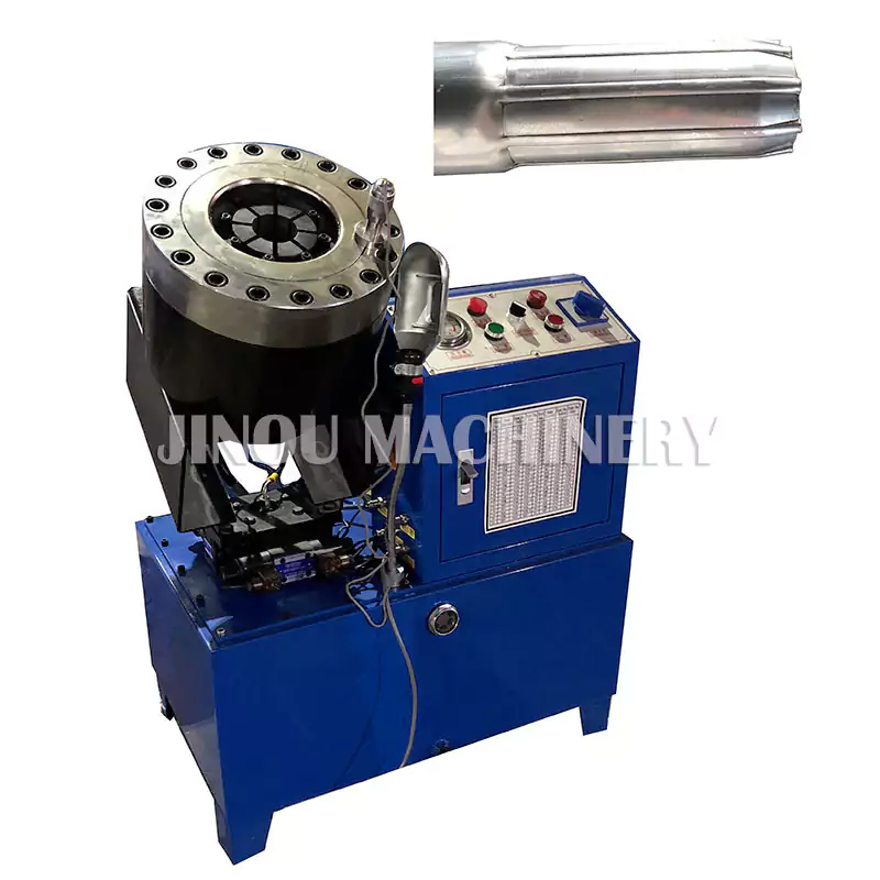 Manual Pipe End Forming Machine for the Aluminium Scaffoldings
