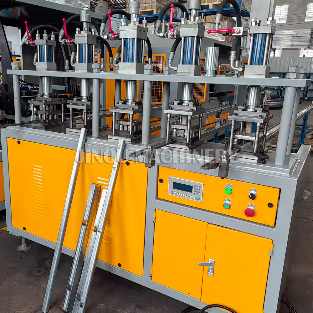 Multi Work Station Punching Machine For Square Ladder 4 Leg Pedestal Base
