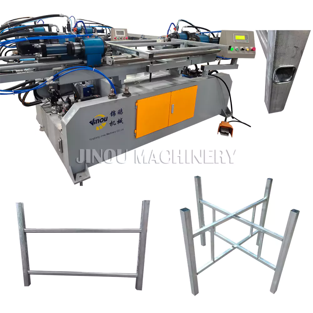2 in 1 Automatic Ladder Expanding and Crimping Machine for Square Ladder 4 Lge Pedestal Base