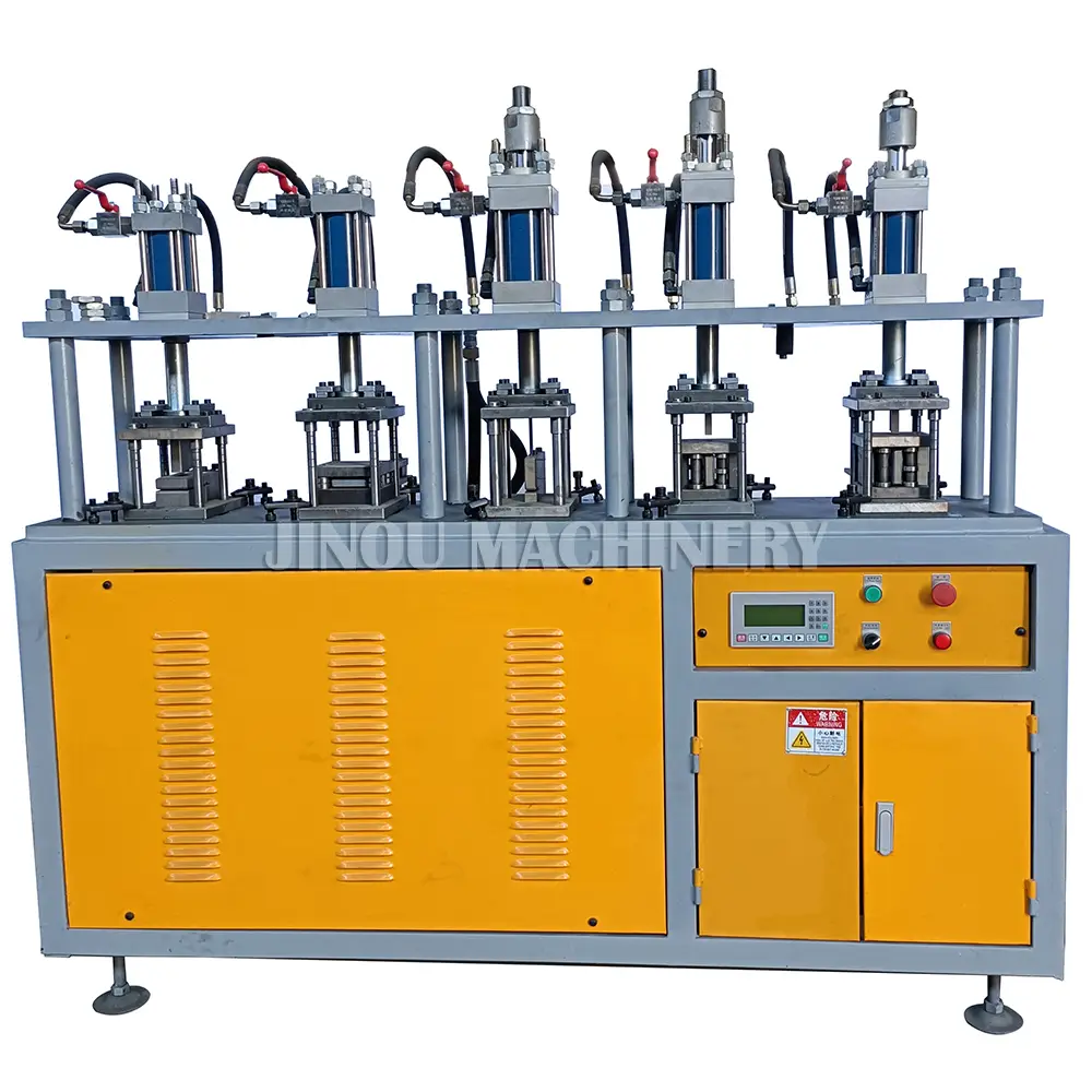 Multi Work Station Punching Machine For Straight ladder with splayfoot Bending the sectional profiles.